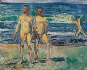 Manner am Meer by Edvard Munch Oil Painting