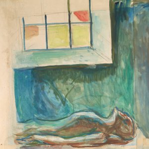 Manskropp pa obduksjonsbordet by Edvard Munch Oil Painting