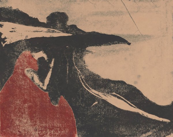 Main Product Photo of Melancholy II  Painting by Edvard Munch