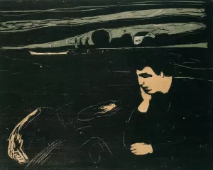 Melancholy III by Edvard Munch Oil Painting