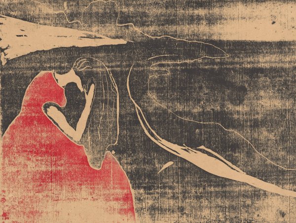 Main Product Photo of Melankoli II  Painting by Edvard Munch
