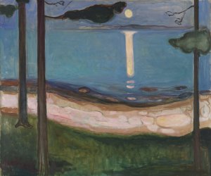 Moonlight by Edvard Munch Oil Painting