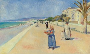 Morgen Pa Promenade Des Anglais by Edvard Munch Oil Painting