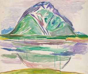 Mountains by Edvard Munch Oil Painting