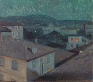 Night in Nice by Edvard Munch Oil Painting