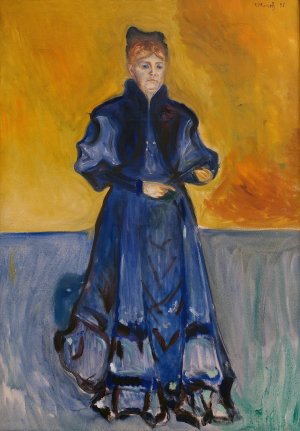 Portrait of Mrs. Forster-Nietzsche by Edvard Munch Oil Painting
