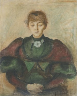 Ragnhild Backstrom by Edvard Munch Oil Painting