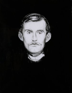 Self-Portrait by Edvard Munch Oil Painting