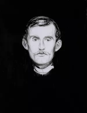 Self-Portrait by Edvard Munch Oil Painting