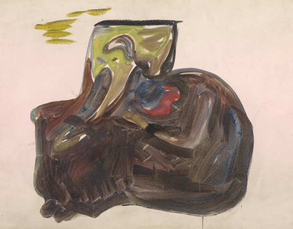 Set Design for Henrik Ibsen's Ghosts  by Edvard Munch - Hand-Painted Oil Painting Reproduction