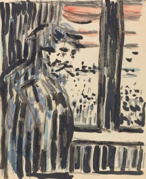 Staende figur   by Edvard Munch Oil Painting