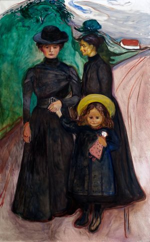 The Family by Edvard Munch Oil Painting