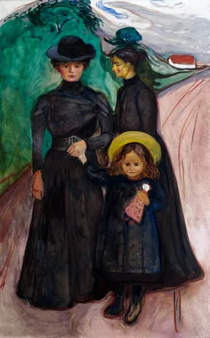The Family by Edvard Munch Oil Painting