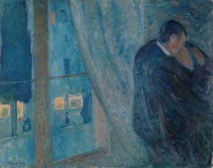 The Kiss by Edvard Munch Oil Painting