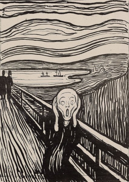Main Product Photo of The Scream  Painting by Edvard Munch