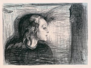 The Sick Child I by Edvard Munch Oil Painting