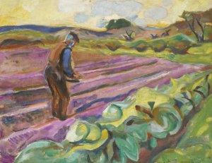 The Sower by Edvard Munch Oil Painting