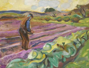 The Sower by Edvard Munch Oil Painting