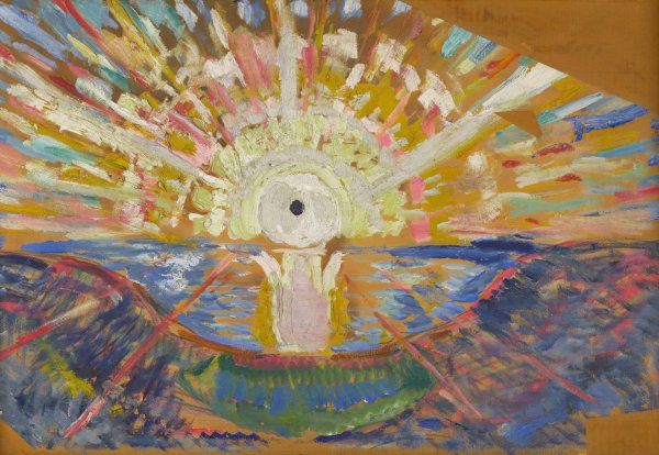 Main Product Photo of The Sun  Painting by Edvard Munch