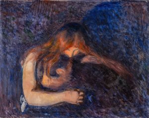 The Vampire by Edvard Munch Oil Painting