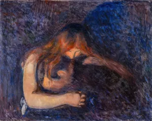 The Vampire by Edvard Munch Oil Painting