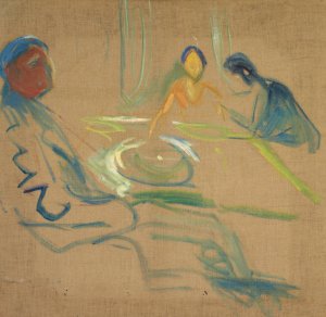 The Wedding of the Bohemian by Edvard Munch Oil Painting