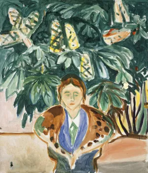 Under the Chestnut Tree by Edvard Munch Oil Painting