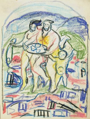 Untitled 10 by Edvard Munch Oil Painting