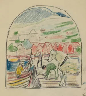 Untitled 14 by Edvard Munch Oil Painting