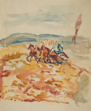 Untitled 15 by Edvard Munch Oil Painting