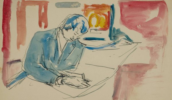 Main Product Photo of Untitled 27 Painting by Edvard Munch
