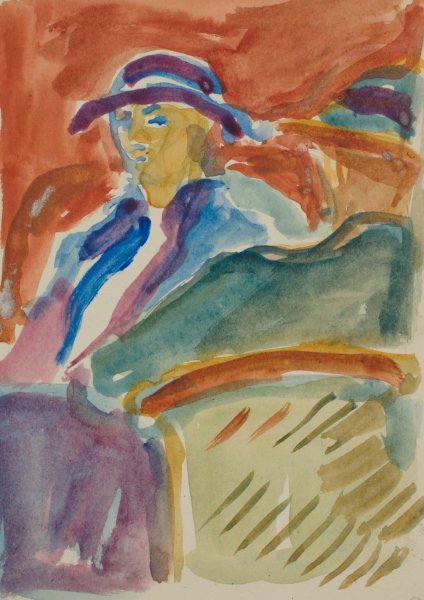 Untitled 4 by Edvard Munch - Hand-Painted Oil Painting Reproduction