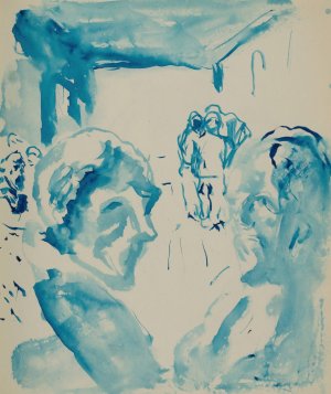 Untitled 6 by Edvard Munch Oil Painting