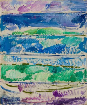 Waves by Edvard Munch Oil Painting