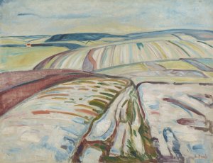 Winter. Elgersburg by Edvard Munch Oil Painting