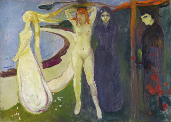 Main Product Photo of Woman. Sphinx  Painting by Edvard Munch
