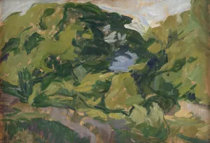 Landscape, Christianso Oil painting by Edvard Weie