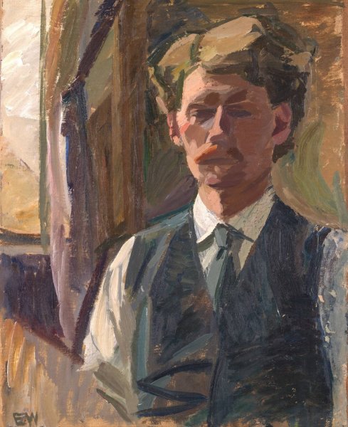 Main Product Photo of Self-Portrait  Painting by Edvard Weie