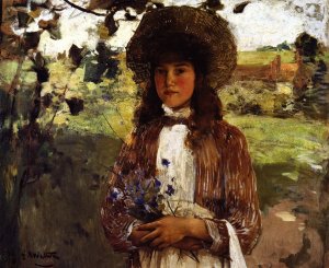 Bluette by Edward Arthur Walton Oil Painting