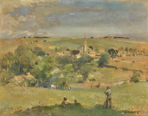 The Uplands of Ceres by Edward Arthur Walton Oil Painting