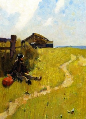 The Wayfarer by Edward Arthur Walton Oil Painting