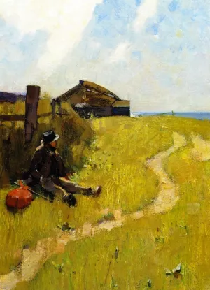 The Wayfarer by Edward Arthur Walton The Wayfarer by Edward Arthur Walton Oil Painting