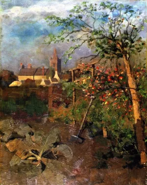 In Mine Own Back Garden painting by Edward Atkinson Hornel