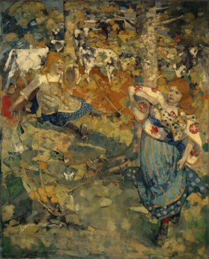 Summer by Edward Atkinson Hornel Oil Painting