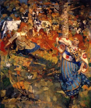 Summer painting by Edward Atkinson Hornel
