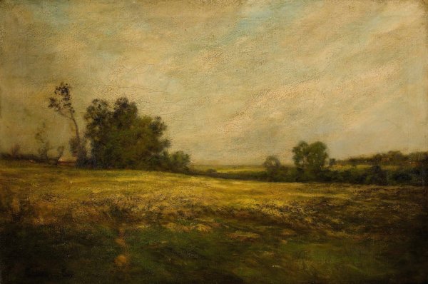 Autumn Sunset by Edward B. Gay - Hand-Painted Oil Painting Reproduction