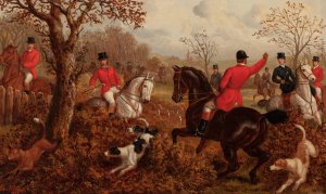 Sporting Scene by Edward Benjamin Herberte Oil Painting