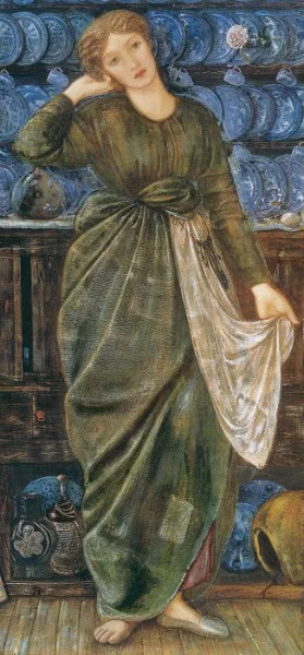 Cinderella by Edward Burne-Jones Oil Painting