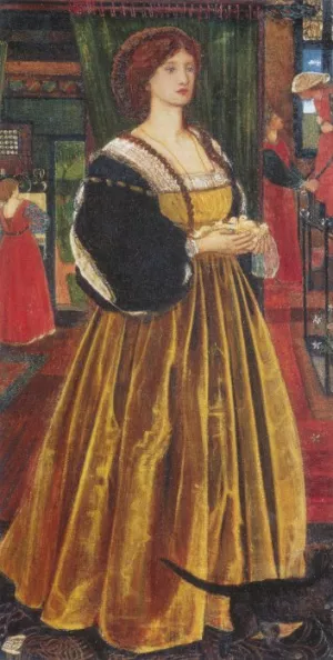 Clara von Bork by Edward Burne-Jones Oil Painting