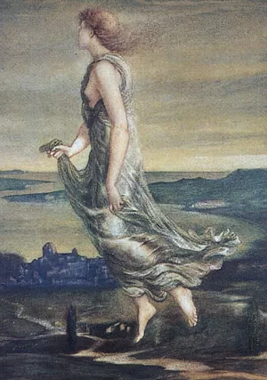 Evening Star Oil painting by Edward Burne-Jones